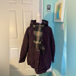 NEW Blackberry/Grape Winter Coat & Scarf